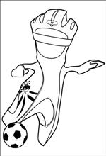 coloring page soccer